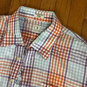 Peter Millar Vibrant Plaid Men's Shirt